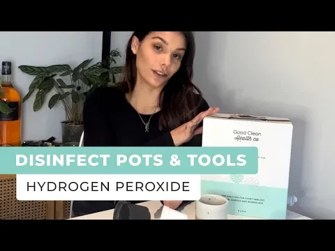Disinfect Pots and Gardening Tools Using Hydrogen Peroxide 3%