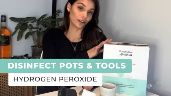 Disinfect Pots and Gardening Tools Using Hydrogen Peroxide