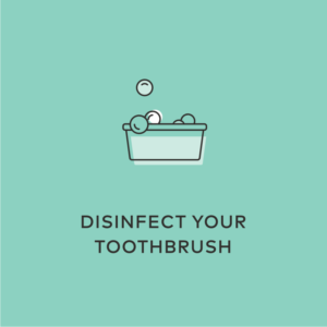 disinfect toothbrush hydrogen peroxide