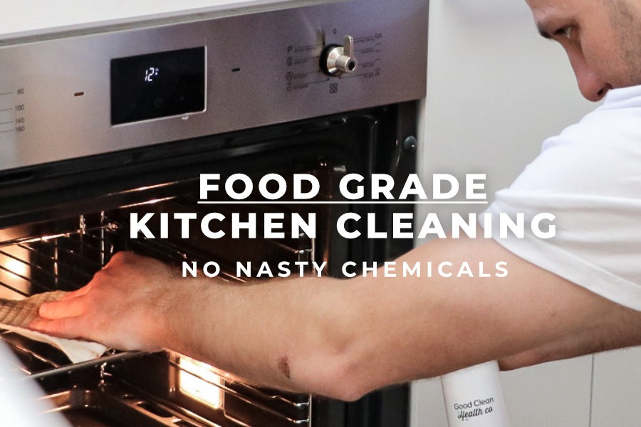 But what about the chemicals we use to maintain a clean and healthy kitchen? This is what scares me.