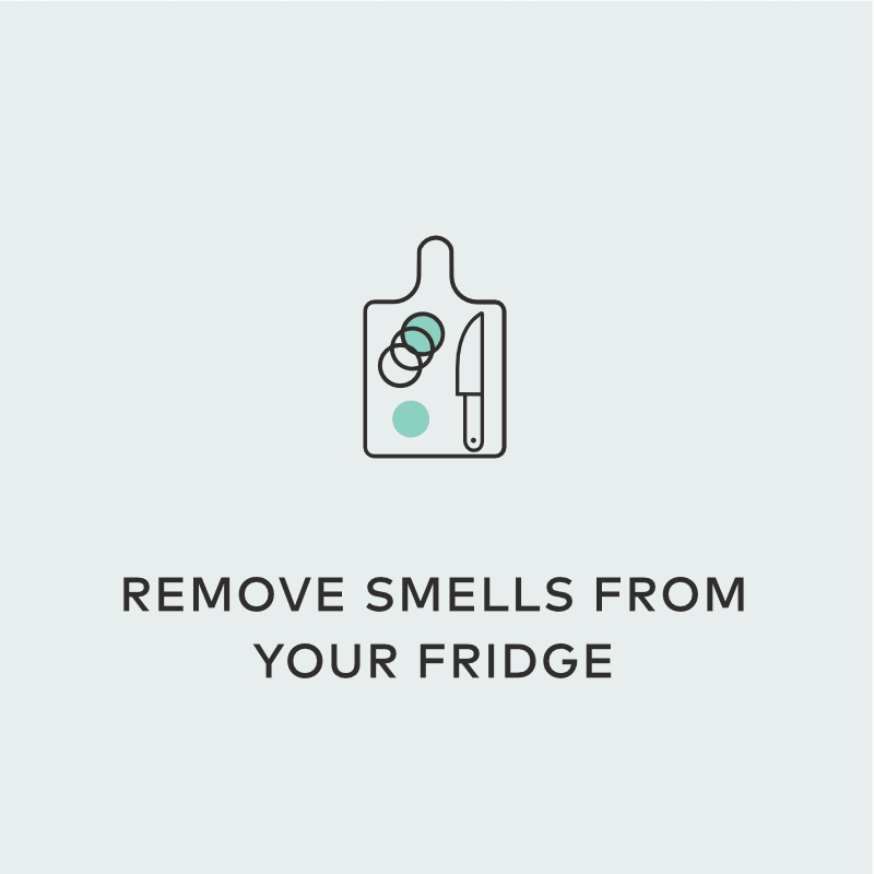 hydrogen peroxide remove smell from fridge