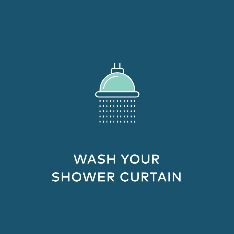 uses-hydrogen peroxide wash shower curtain